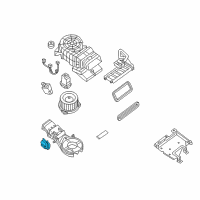 OEM 2019 Nissan Pathfinder Air Intake Actuator Assembly Diagram - 27740-3KA0A