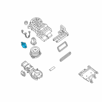 OEM 2019 Nissan Pathfinder Mode Actuator Assembly Diagram - 27741-3KA0A