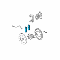 OEM Pontiac Montana Rear Pads Diagram - 19209340