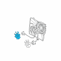 OEM 2005 Kia Sorento Fan-Condenser Diagram - 977313E600