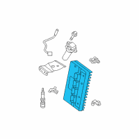 OEM 2005 Dodge Magnum Powertrain Control Module Diagram - RL896234AE