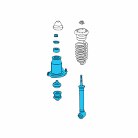 OEM 2005 Scion tC Shock Diagram - 48530-80268