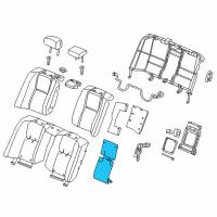 OEM Acura RLX Heater, Rear Seat-Back Diagram - 82124-TY2-A21