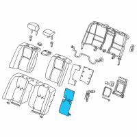 OEM 2018 Acura RLX Heater Complete , Rear Diagram - 82124-TY2-A41