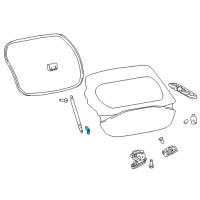 OEM Infiniti Bracket-Back Door Stay, RH Diagram - 90454-5DA0A