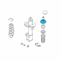 OEM Saturn Astra Strut Mount Diagram - 13186959