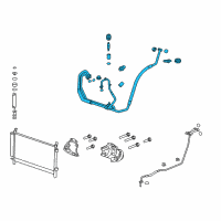 OEM 2015 Chevrolet Camaro Hose & Tube Assembly Diagram - 23356007