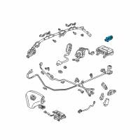 OEM Acura TSX Sensor Assembly, Front Impact (Trw) Diagram - 77930-SEC-A81