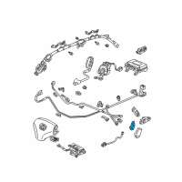 OEM 2008 Acura TSX Opds Unit Diagram - 81169-SEC-A01