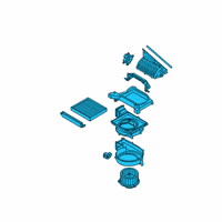 OEM 2019 Hyundai Veloster Blower Unit Diagram - 97207-J3020