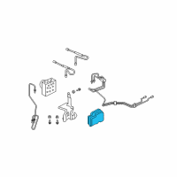 OEM 2007 Ford Edge ABS Control Module Diagram - 7T4Z2C219C