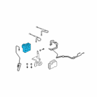 OEM 2007 Lincoln MKX ABS Control Unit Diagram - 7T4Z-2C286-B