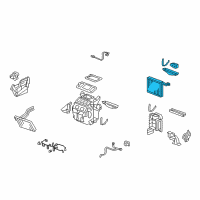 OEM Honda CR-V Evaporator Diagram - 80211-SWA-A03