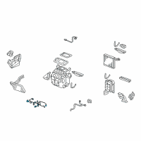 OEM 2007 Honda CR-V Sub-Harness, Air Conditioner Diagram - 80650-SWA-A00