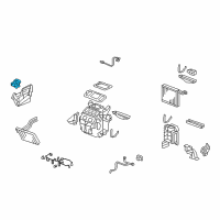 OEM Honda CR-V Motor Assembly, Air Mix (Driver Side) Diagram - 79160-SWA-A41