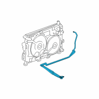 OEM 2008 Pontiac Torrent Cooler Line Diagram - 15781494