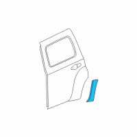 OEM Chevrolet HHR Body Side Molding Diagram - 15838453