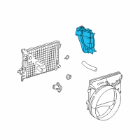 OEM 2009 Dodge Ram 2500 Bottle-COOLANT Recovery Diagram - 55056493AB