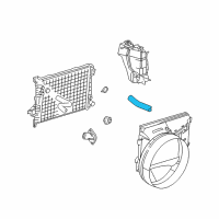 OEM 2009 Dodge Ram 3500 Coolant Hose Diagram - 55057036AA