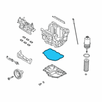 OEM Ford Explorer Oil Pan Gasket Diagram - L1MZ-6710-A