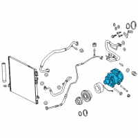 OEM 2016 Dodge Charger COMPRESOR-Air Conditioning Diagram - 68160395AF