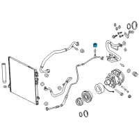 OEM 2021 Chrysler 300 Cap-A/C Charge Valve Diagram - 68256688AA