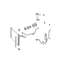 OEM Mercury Pressure Cut-Off Switch Diagram - 6L3Z-19D594-A