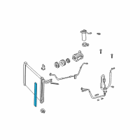 OEM Ford Mustang Condenser Seal Diagram - F3LY-19E572-A