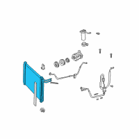 OEM 1999 Ford Mustang Condenser Diagram - 1R3Z-19712-CA