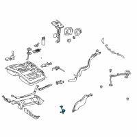 OEM 2000 Toyota RAV4 Regulator Diagram - 23280-74160