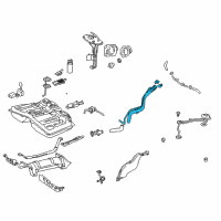 OEM Toyota RAV4 Filler Pipe Diagram - 77201-42081