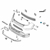 OEM 2012 Ford Explorer Automatic Park Sensor Diagram - EM2Z-15K859-ABPTM