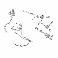 OEM 1999 Toyota Sienna Lower Return Tube Diagram - 44416-08010