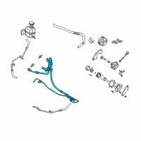 OEM 2001 Toyota Sienna Tube Assy, Pressure Feed Diagram - 44410-08030