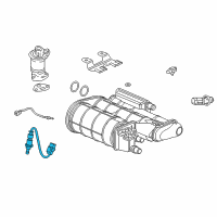 OEM 2018 Honda Odyssey Sensor, Rear Oxygen Diagram - 36542-5MR-A01
