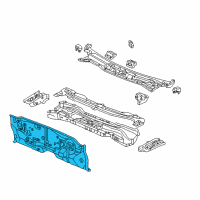 OEM Honda Accord Dashboard (Lower) Diagram - 61500-S87-A01ZZ