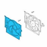 OEM 2018 BMW M3 Fan Shroud Diagram - 67-32-7-850-474