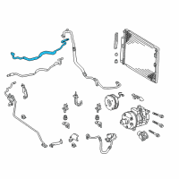 OEM 2004 Lexus GX470 Pipe, Cooler Refrigerant Suction, C Diagram - 88717-35200