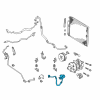 OEM 2005 Lexus GX470 Hose Sub-Assembly, DISCH Diagram - 88703-60201