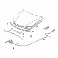 OEM 2004 Honda Odyssey Holder, Rod Diagram - 90602-S0X-A01