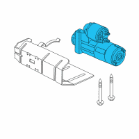 OEM Pontiac Starter Diagram - 92169668