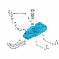 OEM Chevrolet City Express TANK KIT, FUEL Diagram - 19318134