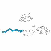 OEM 2021 Toyota Tundra Cooler Pipe Diagram - 32907-0C020