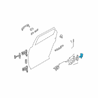 OEM Ford Freestyle Door Lock Diagram - 5F9Z5426412AA