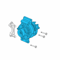 OEM 2004 Saturn Ion GENERATOR Assembly Diagram - 84009368