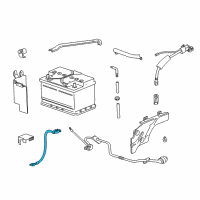 OEM BMW Negative Battery Cable Diagram - 12-42-1-741-976