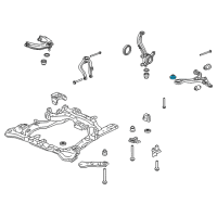 OEM 2008 Acura TL Bush Assembly, Front Compliance Diagram - 51394-SEP-A11