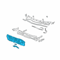 OEM 1994 Acura Integra Dashboard (Lower) Diagram - 61500-ST7-A00ZZ