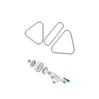 OEM Kia Spectra5 Bolt-A/C PULLEY Tension Diagram - 978312D510