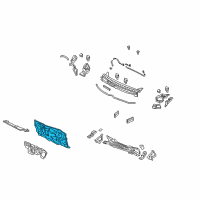 OEM Honda Civic Dashboard (Lower) Diagram - 61500-SNA-A11ZZ